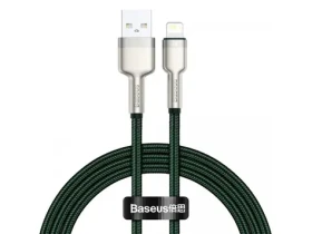 Baseus CALJK-A06 Kábel USB-A (M) - Lightning (M) 1 m zelená (CALJK-A06)