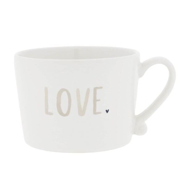 Bastion Collections Keramický hrnček White / Love 240 ml