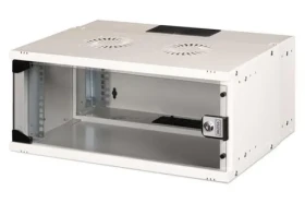 Digitus SOHO PRE 4U šedá / Nástenná skriňa / 19" / 240x540x400 mm / sklenené dvere / IP20 (DN-49200)