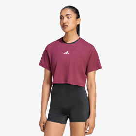 Tričko adidas Tennis Climacool Lace Crop T-Shirt Pro Maroon M