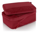 Cestovne organizery Heys Ecotex Compression Packing Cube 4 Pc Set Red Maple