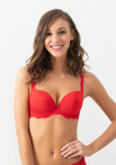 Dámska push-up podprsenka LingaDore 1400-3 85 D Červená