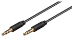 MicroConnect Slim audio kábel 3-pin Jack 3.5mm - Jack 3.5mm 15m čierna (AUDLL15)
