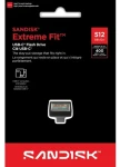 SanDisk Extreme Fit USB-C 512GB čierna / Flash disk / USB-C / čítanie: 400 MB/s (SDCZ530-512G-G46)