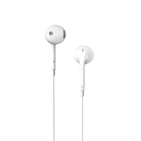 EDIFIER P180 Plus Wired Earphones biela / slúchadlá s mikrofónom / 3.5mm jack / 1.2m (6923520241798)