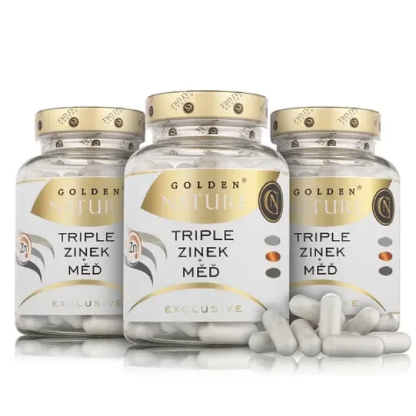 Golden Nature Exclusive Triple Zinok + Meď 300 cps. (3x100 cps) (GN2100049)