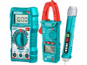 TOTAL-TOOLS TMT43028 / Sada digitálneho multimetra / multimetra kliešťového a skúšačky AC napätia, (TMT43028)