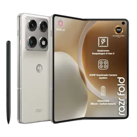 Motorola Razr Fold 5G 16 +512 GB PANTONE Lily White / Skladací telefón / 8,09 "P-OLED / 120Hz / Snapdragon 8 Gen 5