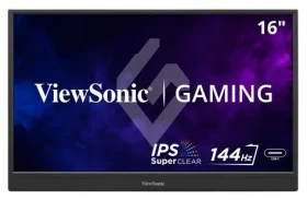 15.6" ViewSonic VX1654 čierna / IPS / 1920 x 1080 / 16:9 / 6ms / USB-C / prenosný (VX1654)
