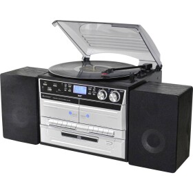 Soundmaster MCD5550SW stereo systém AUX, Bluetooth, CD, DAB+, kazeta, gramofón, rádioprehrávač, SD, UKW, USB, funkcia záznamu, vr. diaľkového ovládania,; MCD5550SW