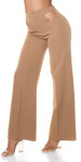 Sexy flarred pants with cut-outs KHAKI Einheitsgroesse