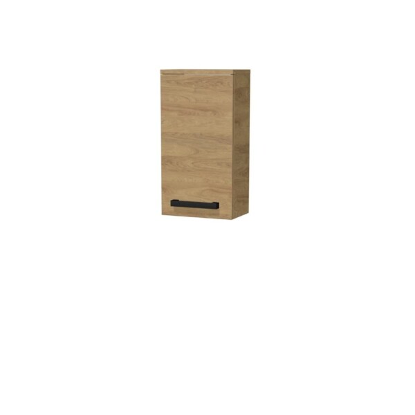 Kúpeľňová skrinka nízka s čiernou úchytkou SAT Cube Way 32,5x63x20 cm dub Hickory mat CUBE3CH32DH CUBE3CH32DH