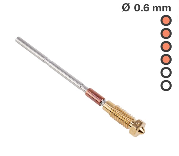 Prusa Nextruder tryska Brass 0,6 mm