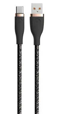 Devia kábel Star Series USB-A - USB-C čierna / Kábel / USB-A - USB-C / 1,2 m (6938595387630)