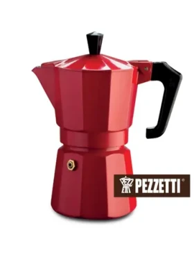 Pezzetti ItalExpress Moka kanvica na 6 šálok červená / 300 ml / dopredaj (8000743006255)