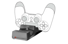 Speed Link JAZZ čierna / Nabíjačka / USB / pre PS4 / 2x DUALSHOCK (SL-450000-BK)