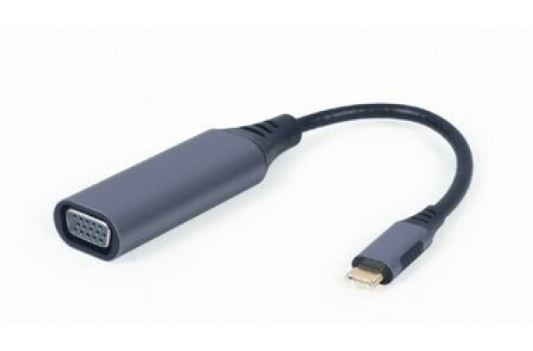 Gembird adaptér USB Typ-C (M) na VGA (F) 0.15m (A-USB3C-VGA-01)