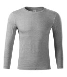 Tričko Progress LS unisex tmavo šedé S