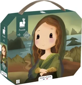 JANOD Puzzle v kufríku Inšpirované da Vincim