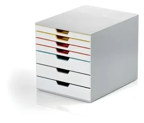 Durable Varicolor Mix / Zásuvkový box / 7 zásuviek / A4-C4 / 280x292x356 mm (762727)