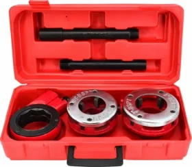 AWTools AW20615 / Závitorez na rúrky / 2 ks / 1-1/2", 2" / v kufríku (AW20615)