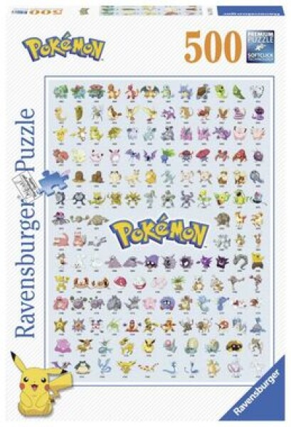 Ravensburger - Puzzle - Prvých 151 Pokémonov