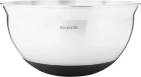 Brabantia Misa nerez oceľ/silikón strieborno-čierna 1.6 L / priemer 22 cm / výška 14 cm (363849)