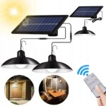 R2 Invest Solárne pouličné osvetlenie - dvojitá lampička + ovládač