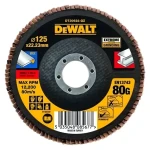 DeWalt / Lamelový brúsny kotúč / P80 / 125×22,2 mm (DT30622)