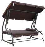 Mamido Záhradná hojdačka tmavo hnedá