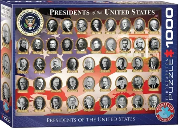 EUROGRAPHICS Puzzle Prezidenti Spojených štátov amerických