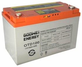 GOOWEI Energy DEEP CYCLE (GEL) batéria 12V/100Ah (OTD100)