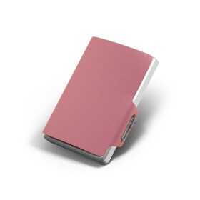Kožená mini peňaženka Mondraghi Saffiano Pink