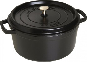 Staub Hrniec okrúhly 28 cm čierny