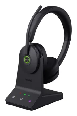 Yealink WH68 UC čierna / Slúchadlá / DECT Bluetooth 5.3 / ANC / Výdrž 16 h / USB-C (1208713)