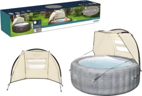 Bestway 60304 strieška pre vírivku Lay-Z-Spa / Príslušenstvo k vírivke / béžová / 94 x 94 cm (60304)