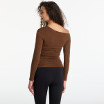 Tričko Nike Sportswear Tight Off-Shoulder Long-Sleeve Top Cacao Wow/ Sail S