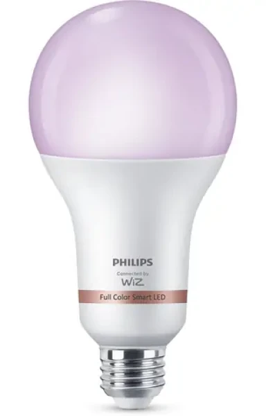Philips SMART A80 E27 18.5 W biela / múdra LED žiarovka / RGBW / 2452 lm / 2200 - 6500 k / stmievateľná (929003500021)