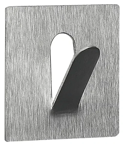 Spirella PUNZO-Square hranatý háčik na uteráky nerezová oceľ / samolepiaci / 45 x 45 mm