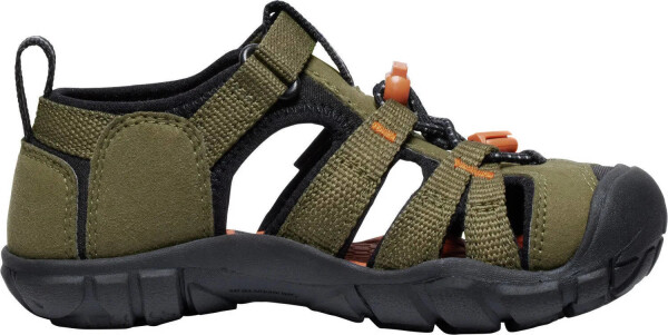 KEEN Seacamp II CNX Children Detské sandále dark olive/gold flame 30 10044195KEN01SC