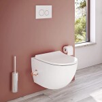Ovládacie tlačidlo VitrA Vetro sklenené biele 740-1600 740-1600