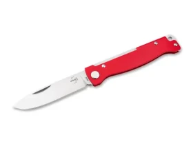 Böker PLUS Atlas Red / Vreckový nôž / Drop Point / oceľ 12C27 / Slipjoint / 16,8 cm (01BP0013)
