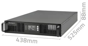 UPS do čajky On-line 1000VA/1000W LCD / Záložný zdroj UPS / Rack / PF 1.0 (52285)