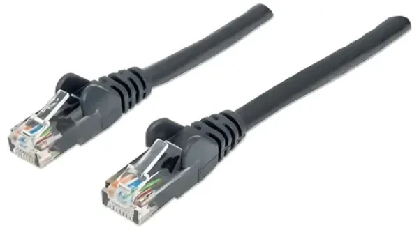 Intellinet Cat6 čierna / Patch kábel / U/UTP / RJ45 / 1 m (342049)
