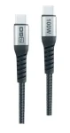 2GO USB-C 100W čierna / Dátový kábel / USB-C na USB-C / 100W / USB 2.0 / 1,2 m (797510)