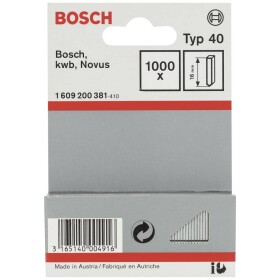 Piny, typ 40 1000 ks Bosch Accessories 1609200381; 1609200381