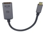 PremiumCord adaptér USB-C na DisplayPort DP1.4 samec-samica 8K @ 60Hz a 4k @ 120Hz 20cm (ku31dp12)