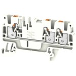 Weidmüller 1521890000 priechodná svorka 5.1 mm pružinová svorka biela 100 ks; 1521890000