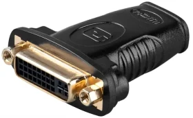 Goobay 68690 čierna / Adaptér / HDMI na DVI-I / pozlátené konektory (68690)