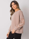 Dámska blúzka RV BZ 7342.03 Dark beige - Rue Paris L/XL tmavě béžová